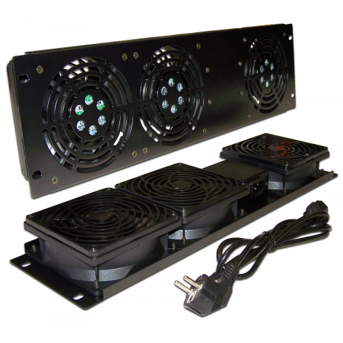 19" vertical fan unit without thermostat